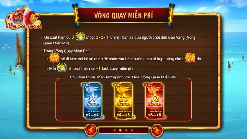 Khi chơi Ăn Khế Trả Vàng HitClub bạn sẽ nhận được các vòng quay miễn phí