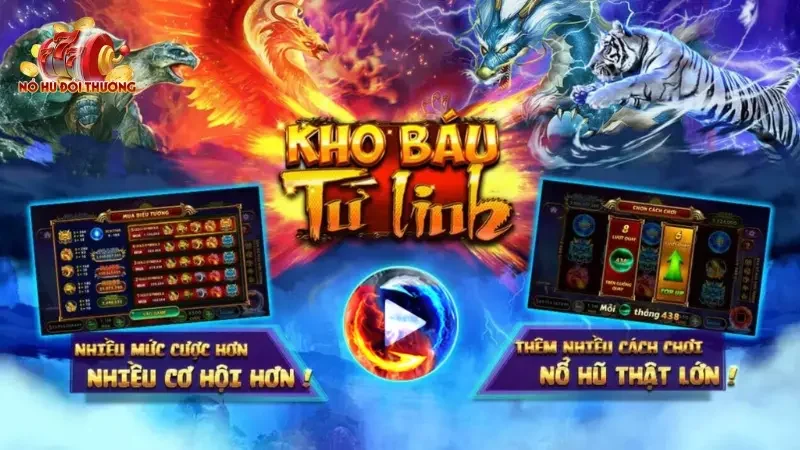 Kho Báu Tứ linh HitClub là tựa game Slots mang ý nghĩa đầy huyền bí