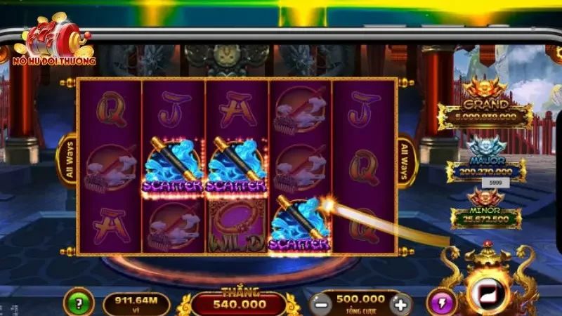 Tây Du Thần Khí HitClub sở hữu nhiều dòng thắng lớn